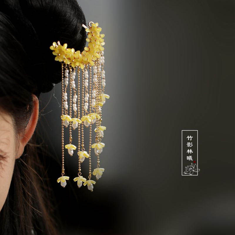 Curtain Rods - Jepit Rambut Osmanthus Gaya Kuno dengan