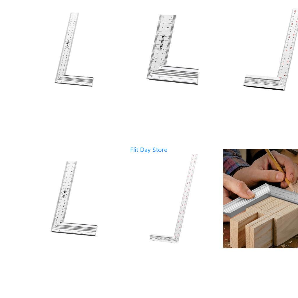Home Improvement Mark - F92C Aluminium Alloy Penggaris Sudut Kanan