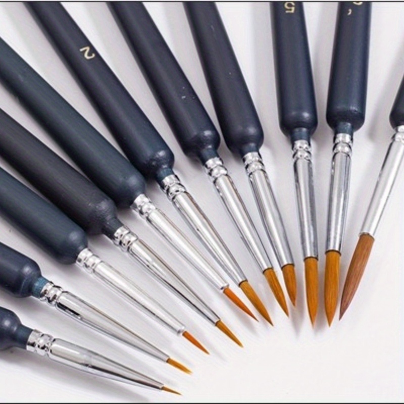 Paint Brush - 11pcs Set Kuas Lukis Profesional Kuas