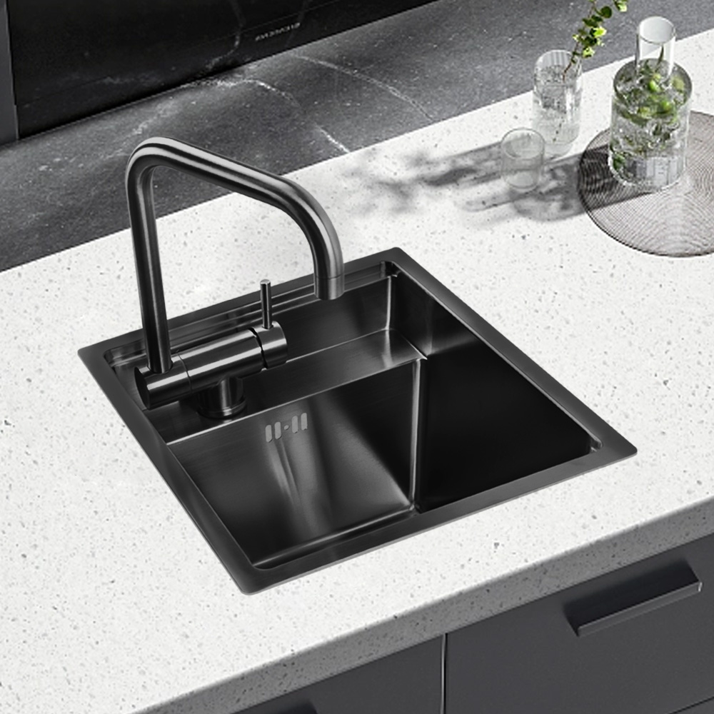 Faucet - Wastafel Dapur RV Persegi Panjang Tunggal