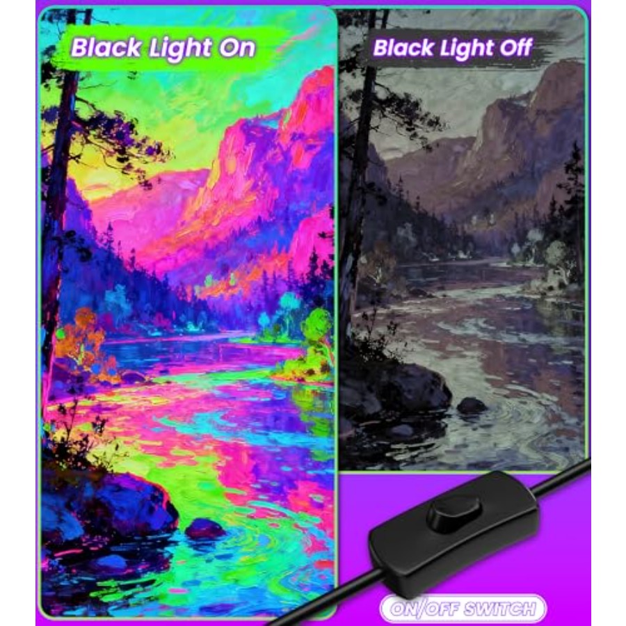 Paket 4W LED Black Light Bar,  - Light Switch ulasan dan harga