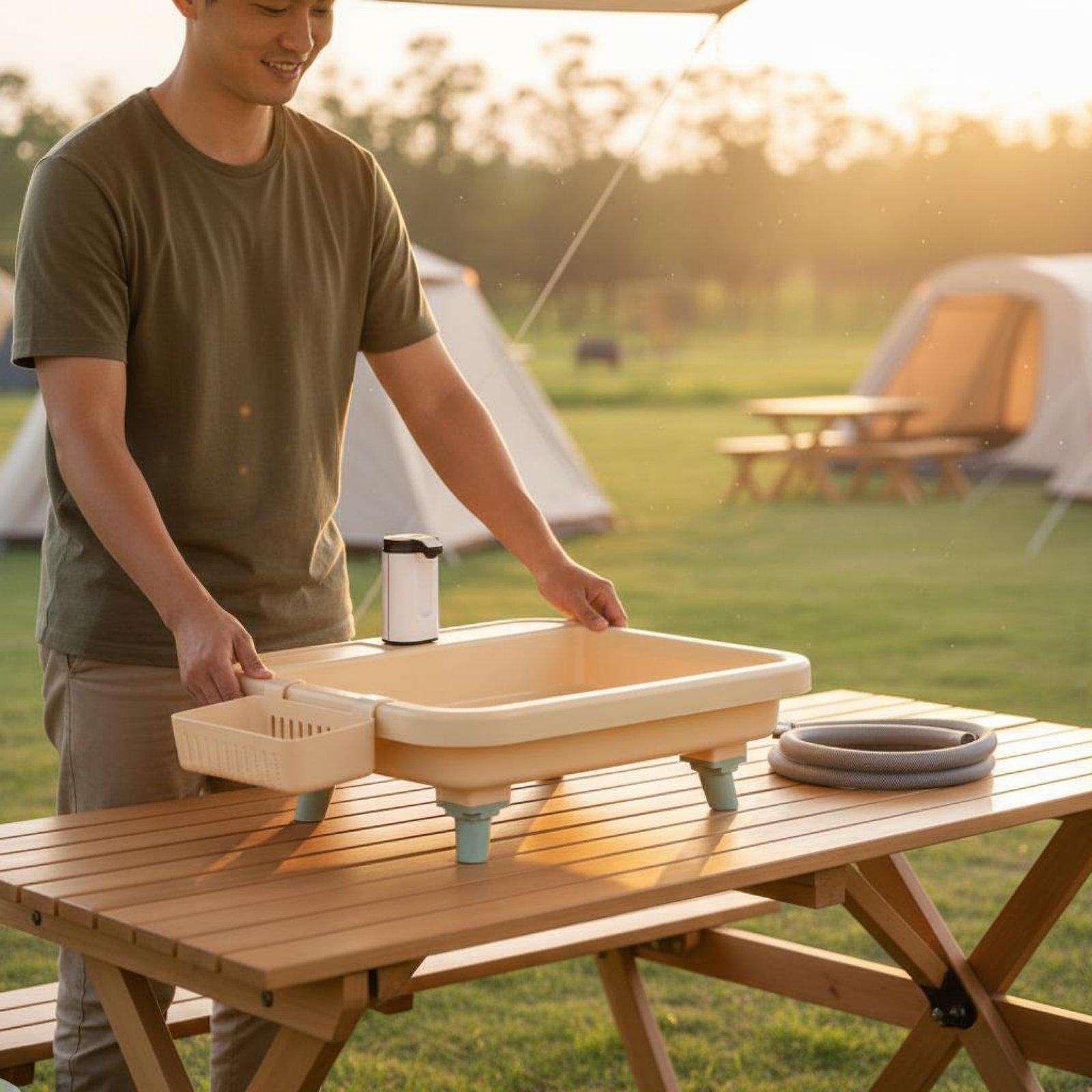 Wastafel Camping Portabel deng - Faucet ulasan dan harga