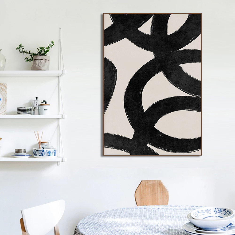 Poster Sapuan Kuas Garis Hitam - Paint Brush ulasan dan harga
