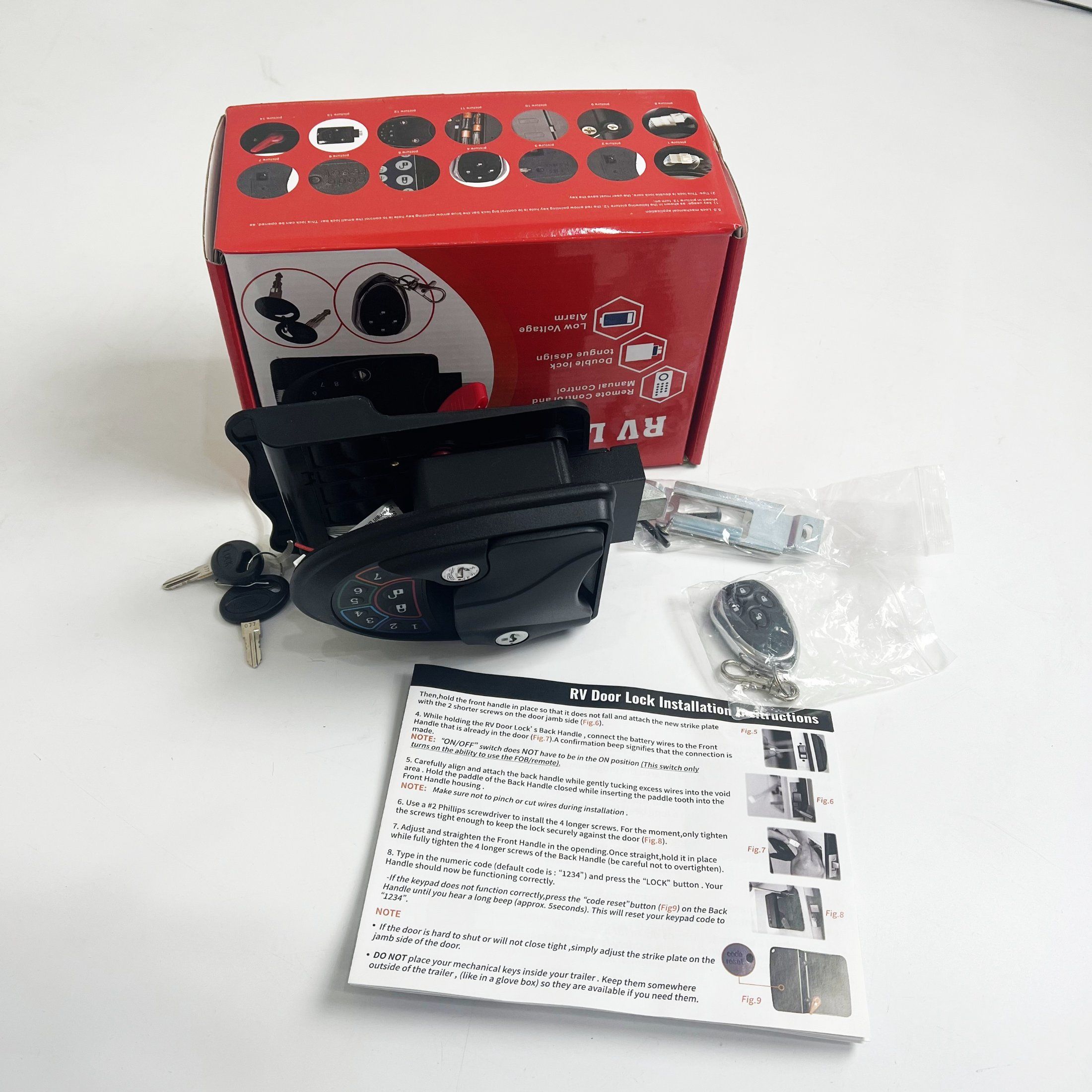 Kunci Pintu Berkode Dengan Rem - Door Lock ulasan dan harga