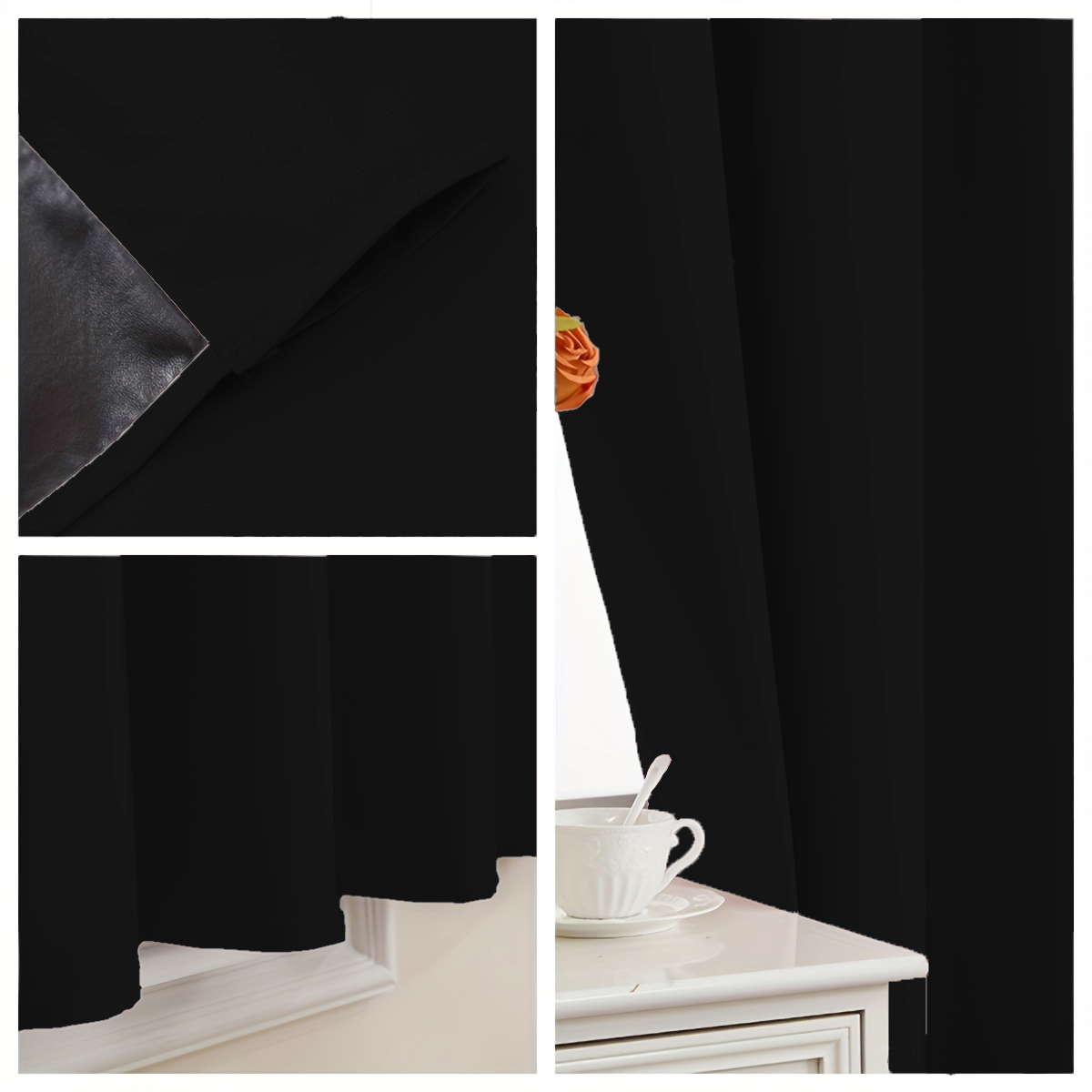 1 Buah Tirai Blackout 100% War - Curtain Rods ulasan dan harga