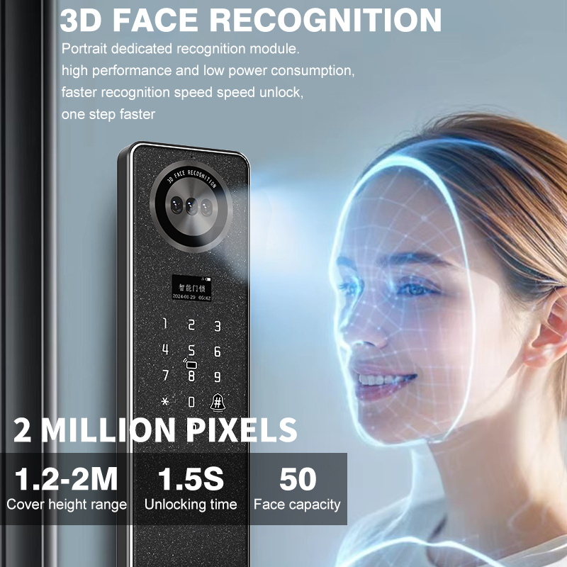 Kunci Pintu Pintar WiFi Tuya,  - Door Lock ulasan dan harga