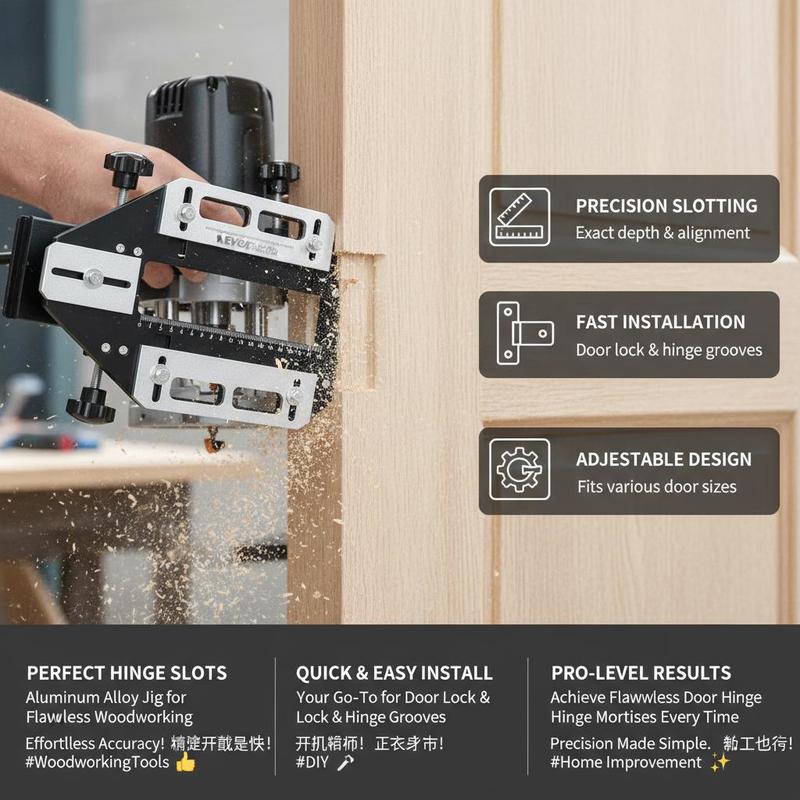 Templat Mortise Paduan Alumini - Door Lock ulasan dan harga