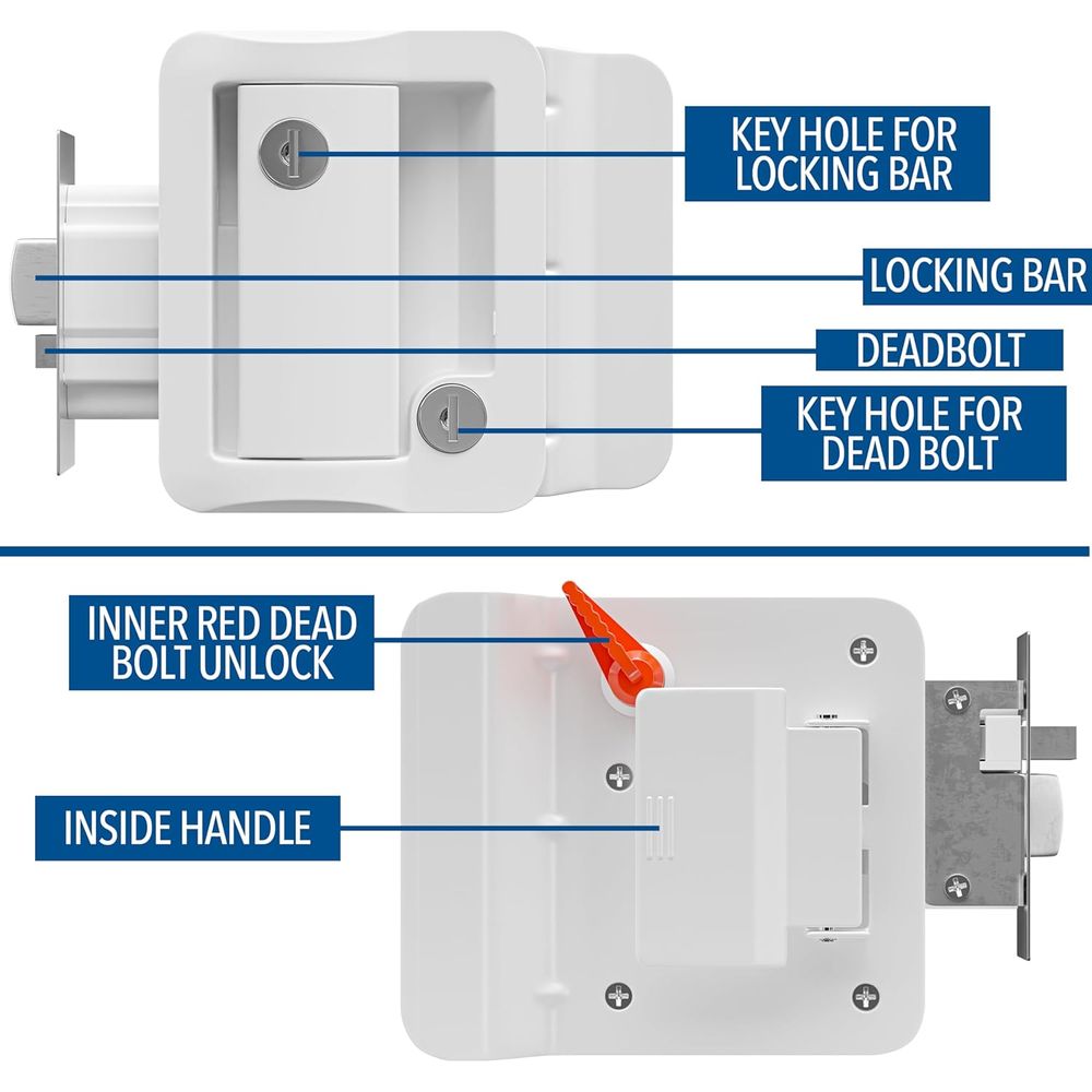 Penggantian Kunci Pintu RV den - Door Lock ulasan dan harga