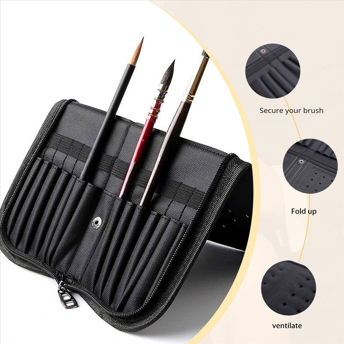 (A02R] Tempat Kuas Lukis 38Cm  - Paint Brush ulasan dan harga
