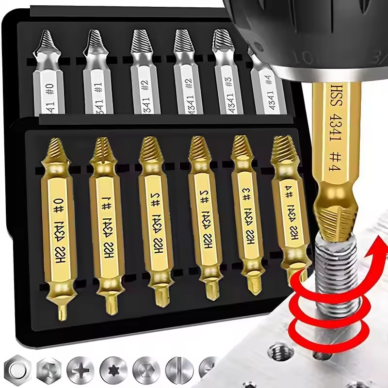 Set Mata Bor Ekstraktor Sekrup - Drill Bits ulasan dan harga