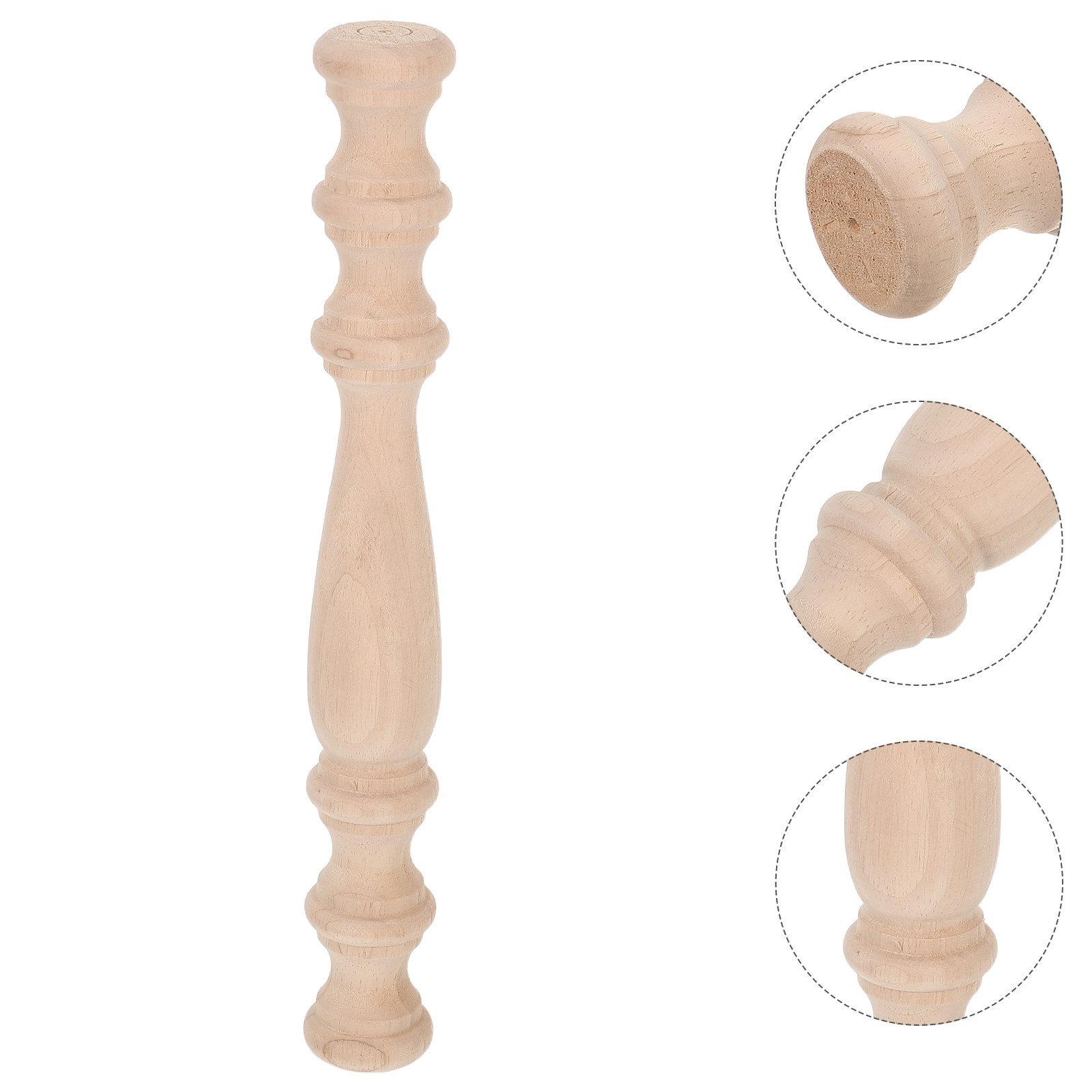 Tiang Baluster Kayu yang Belum - Home Improvement Fence ulasan dan harga
