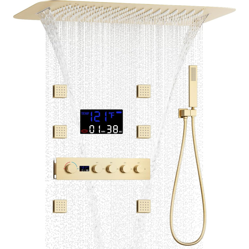 Sistem Shower Termostatis Digi - Faucet ulasan dan harga